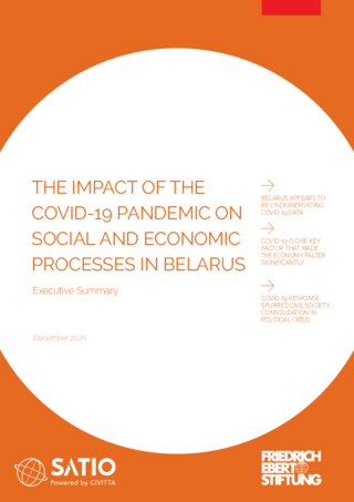 The impact of the COVID-19 pandemic on social and economic processes in Belarus